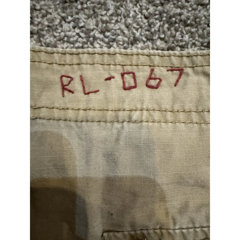 Polo Ralph Lauren Beige Surplus Fit Military Cargo Shorts - Mens‎ Size 34